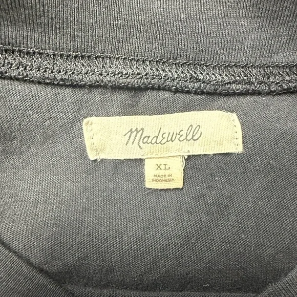 Madewell Black T-shirt Dress - Picture 2 of 5